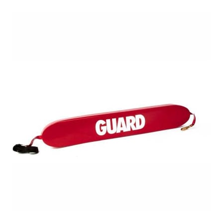 Kemp Usa Kemp 40" Rescue Tube With Brass Clips, Red Guard Logo, 10-203-RED 10-203-RED